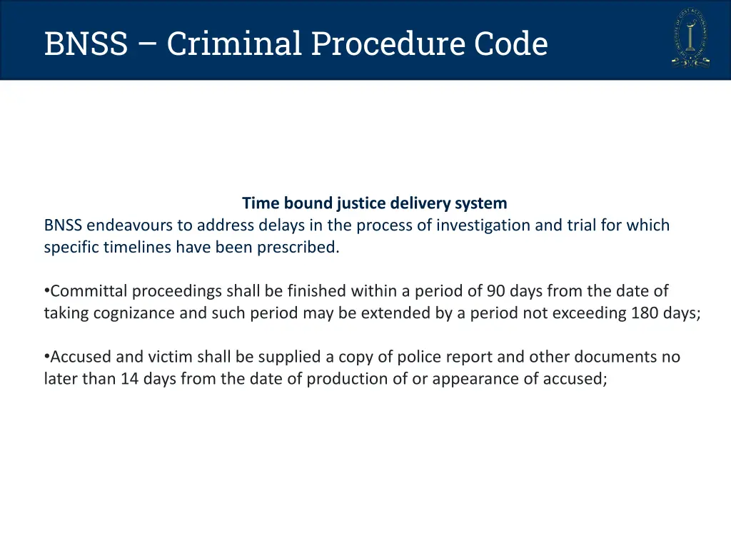 bnss criminal procedure code 20