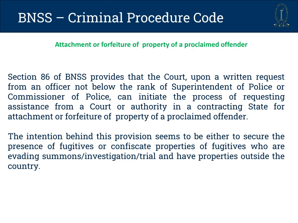 bnss criminal procedure code 6