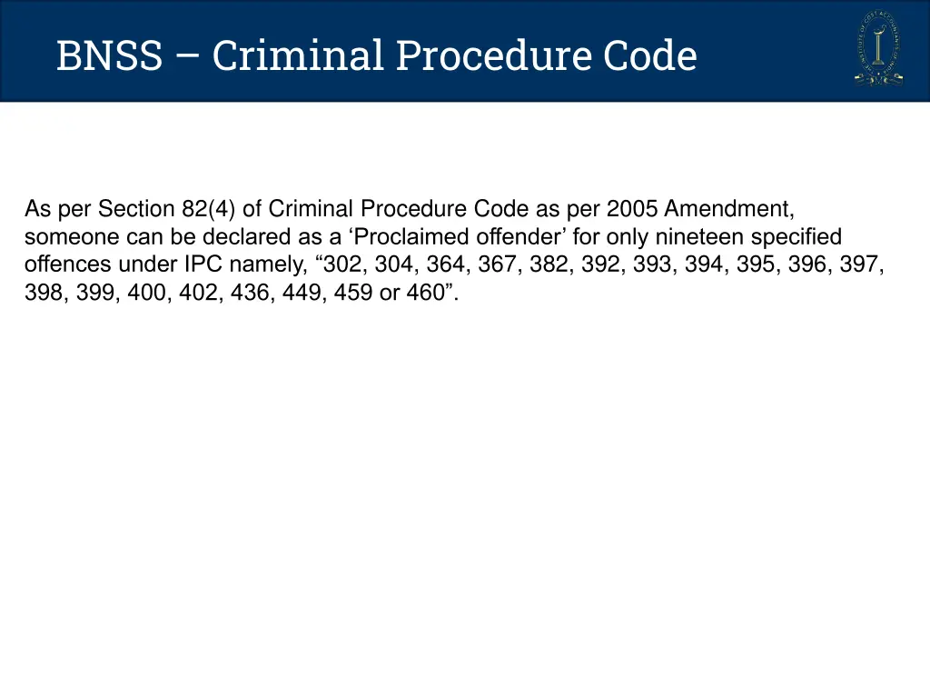 bnss criminal procedure code 7