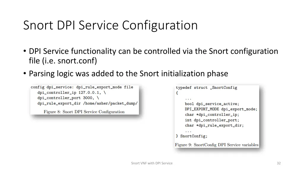 snort dpi service configuration