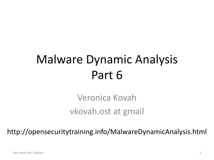 malware dynamic analysis part 6