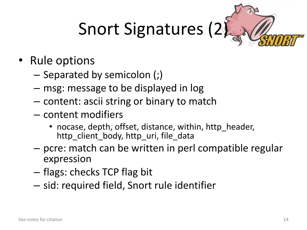 snort signatures 2