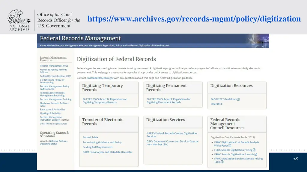 https www archives gov records mgmt policy
