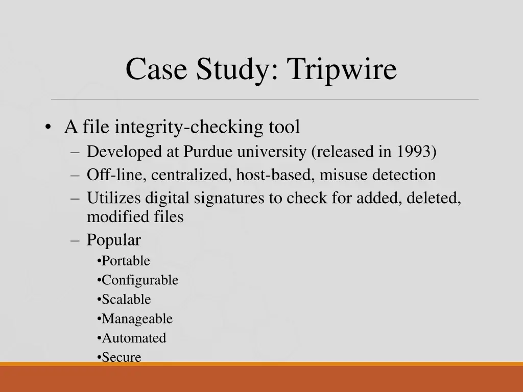 case study tripwire