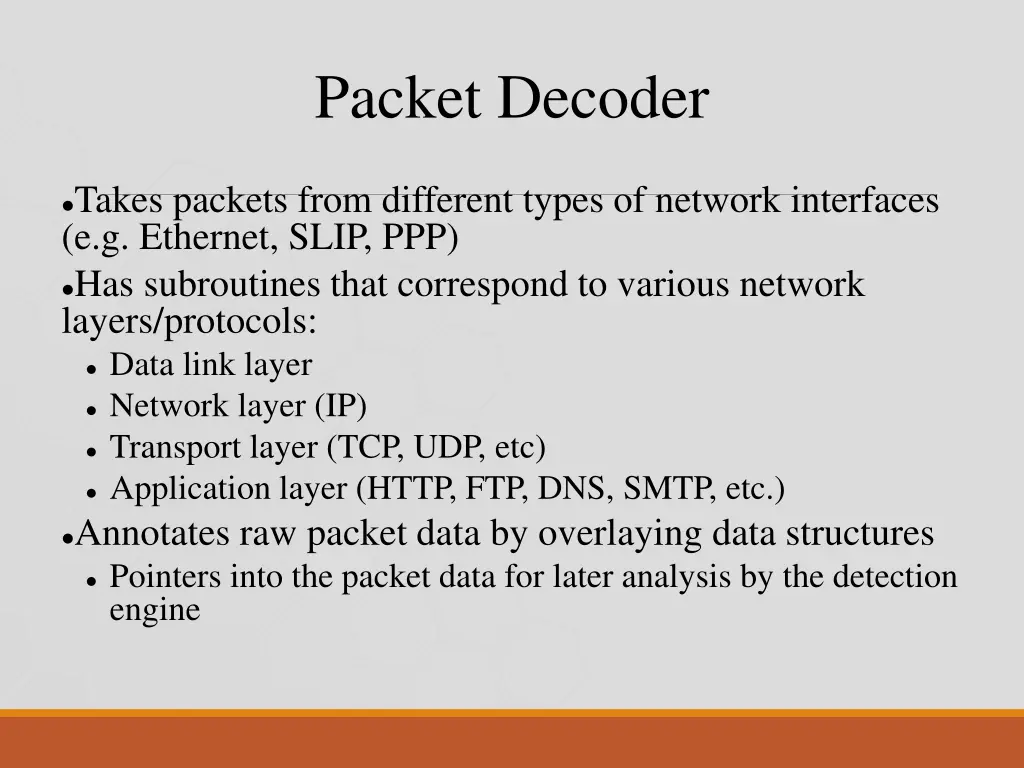 packet decoder