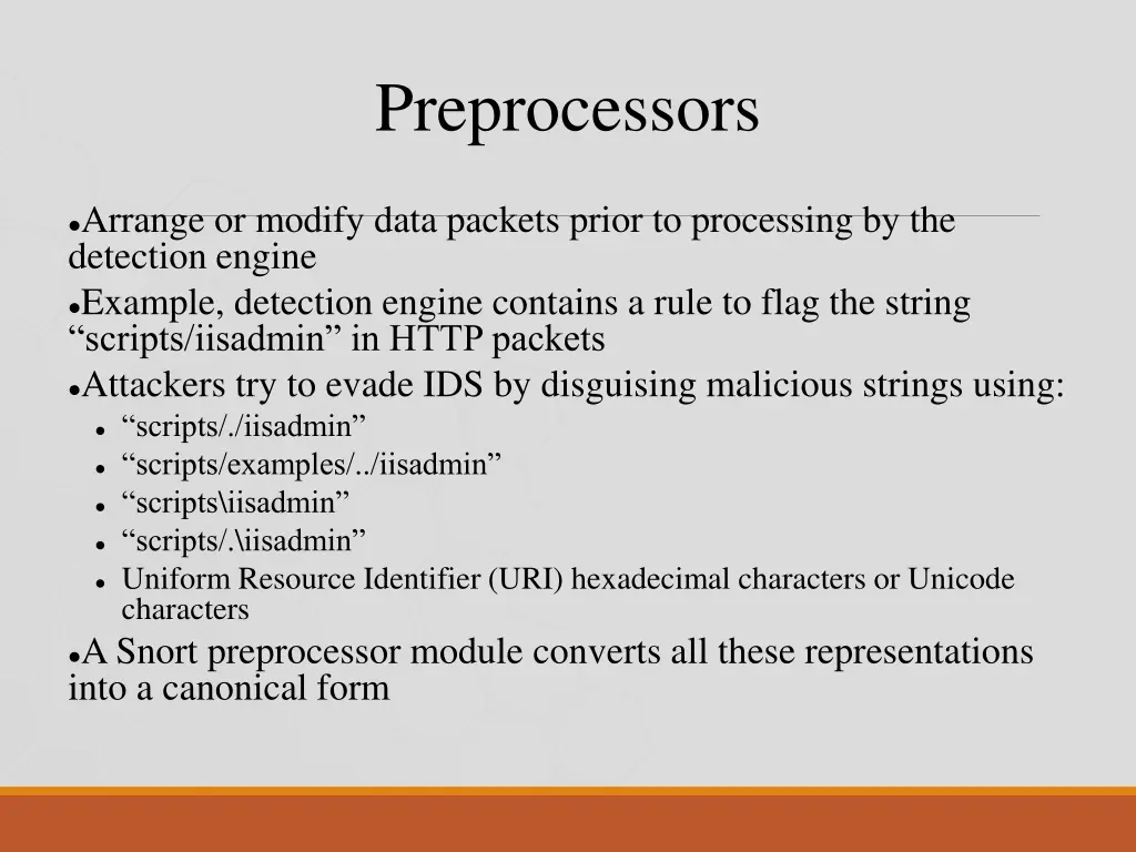 preprocessors