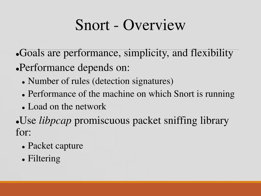 snort overview