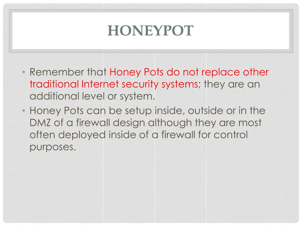 honeypot 2