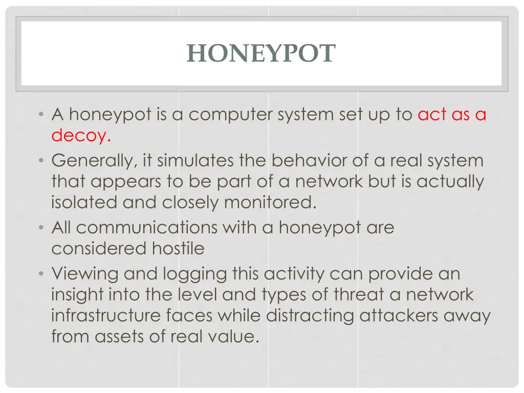 honeypot