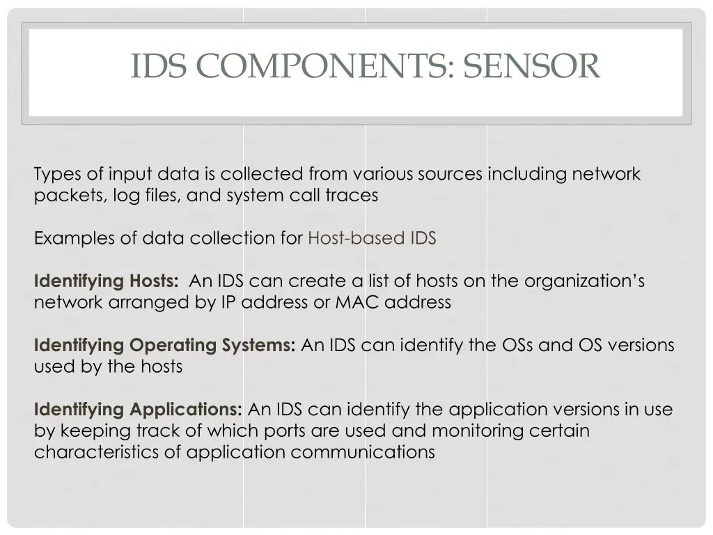 ids components sensor