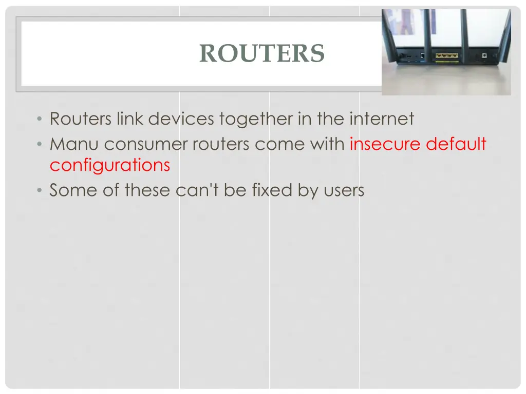 routers