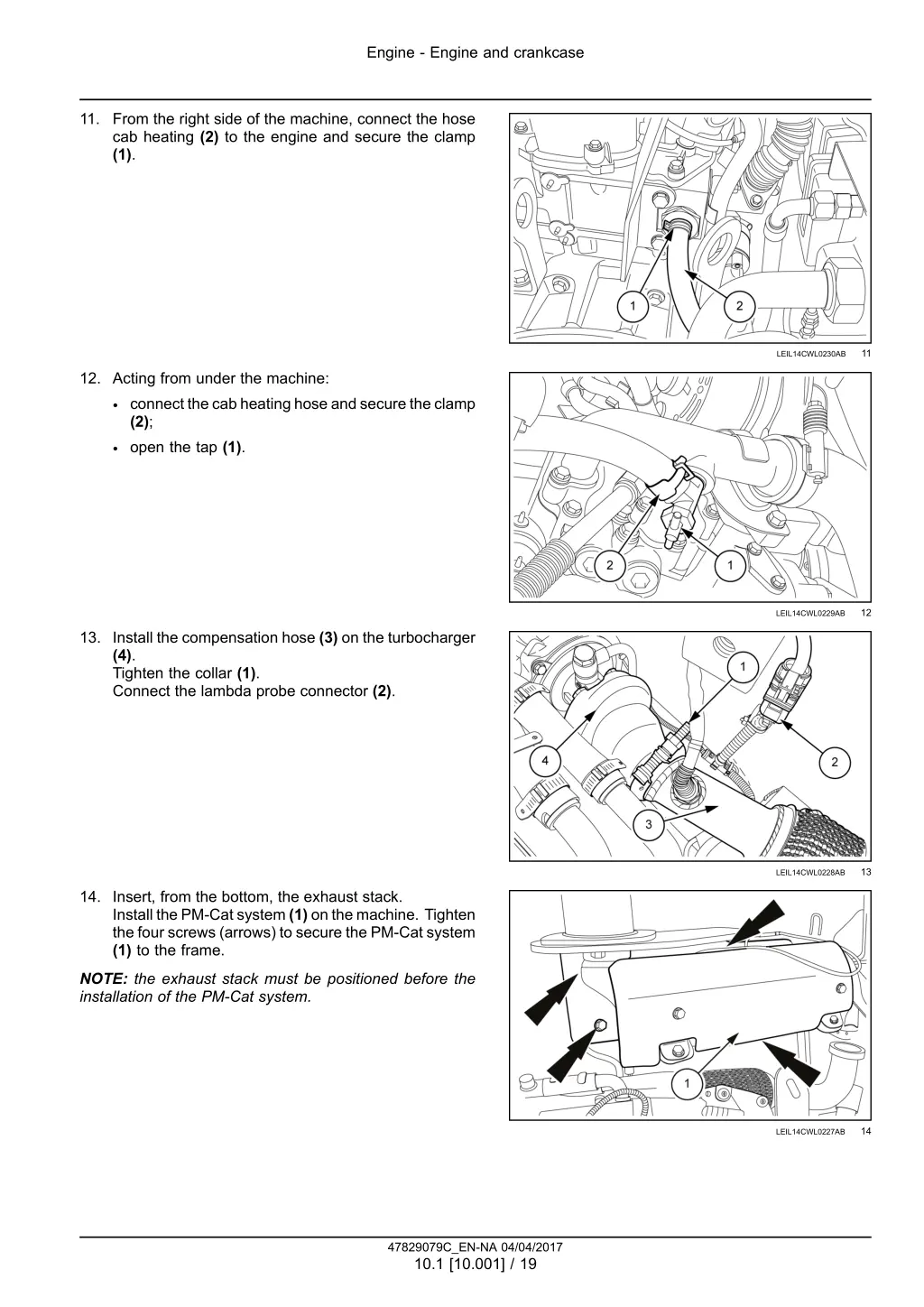 engine engine and crankcase 16