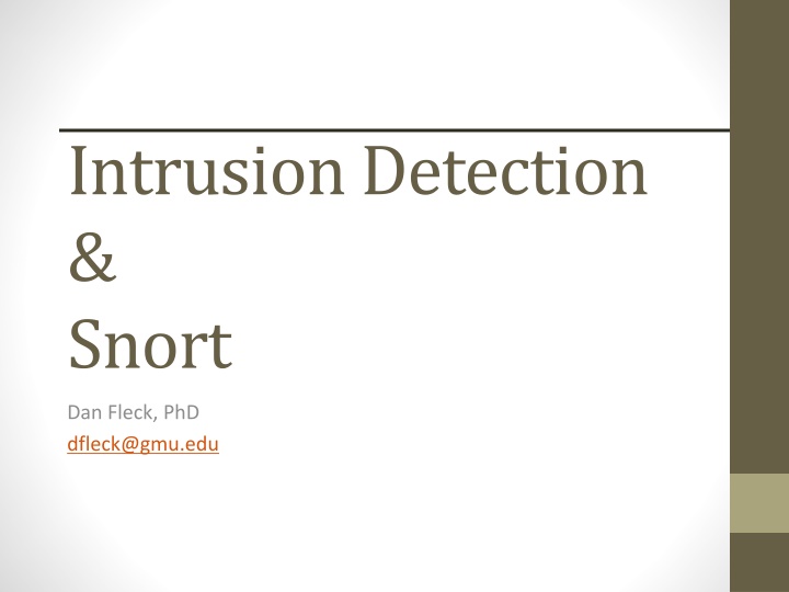 intrusion detection snort