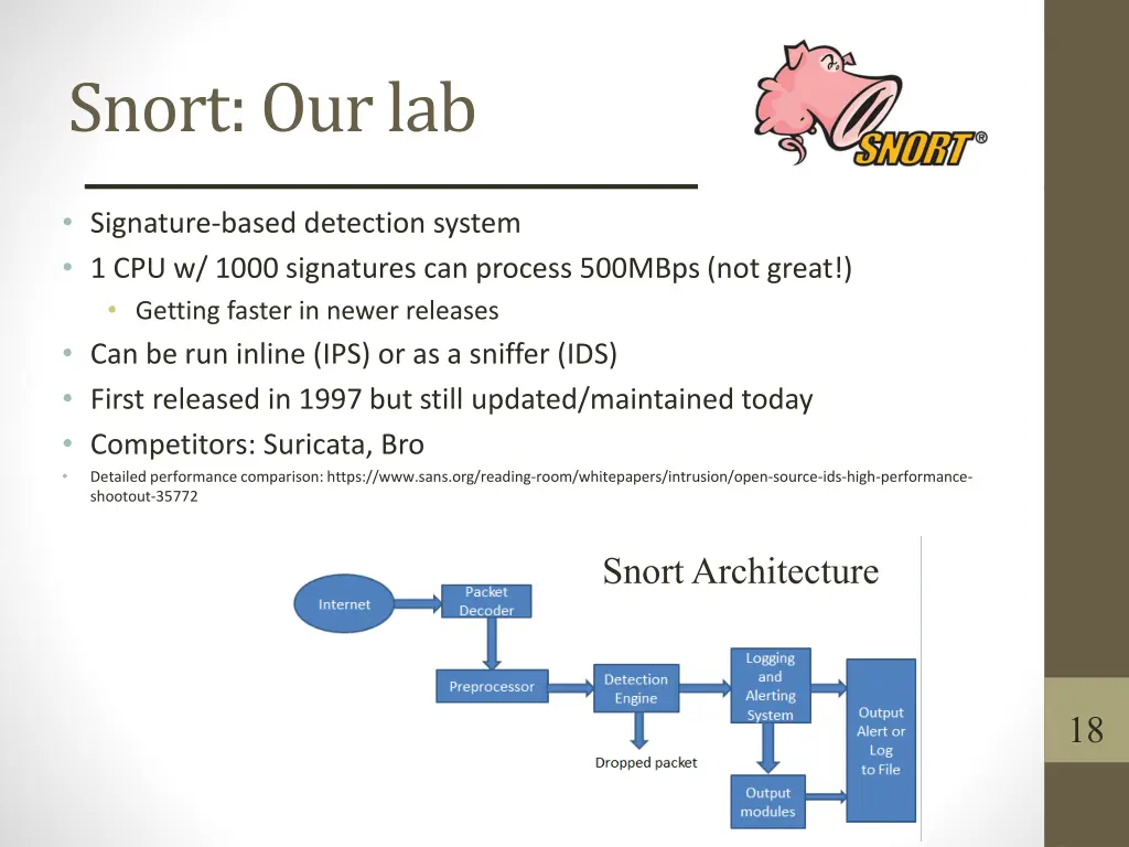 snort our lab