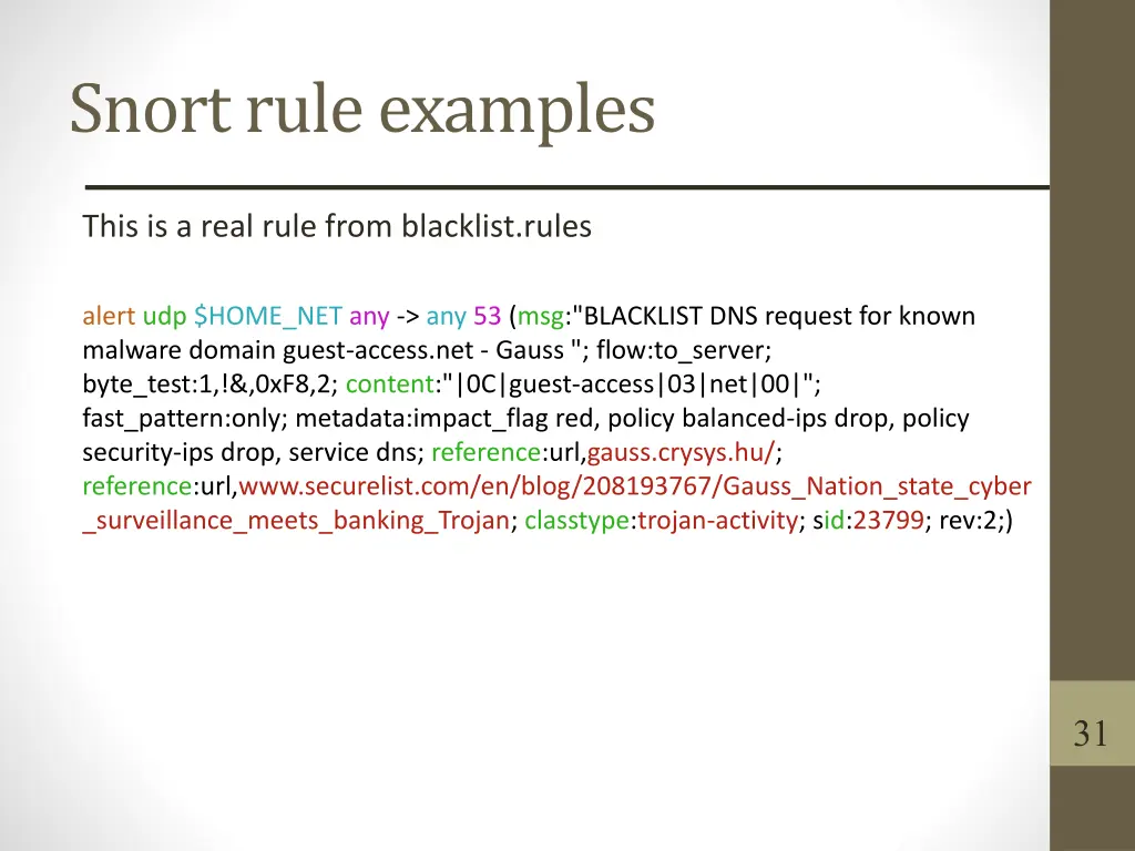 snort rule examples 2