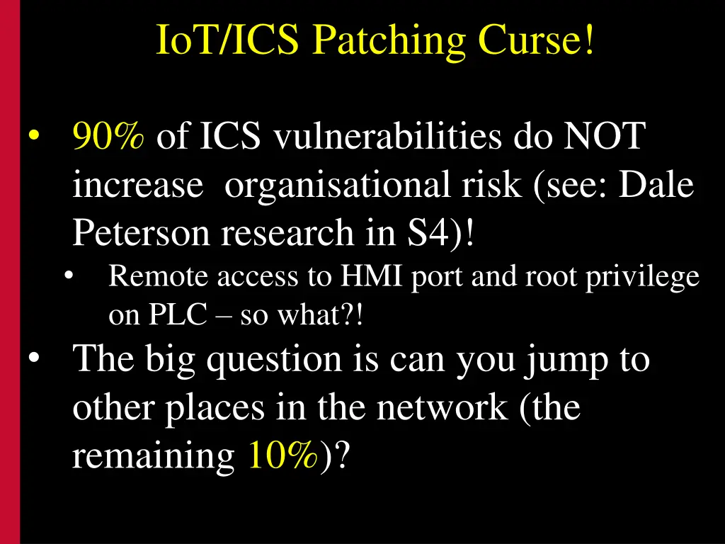 iot ics patching curse