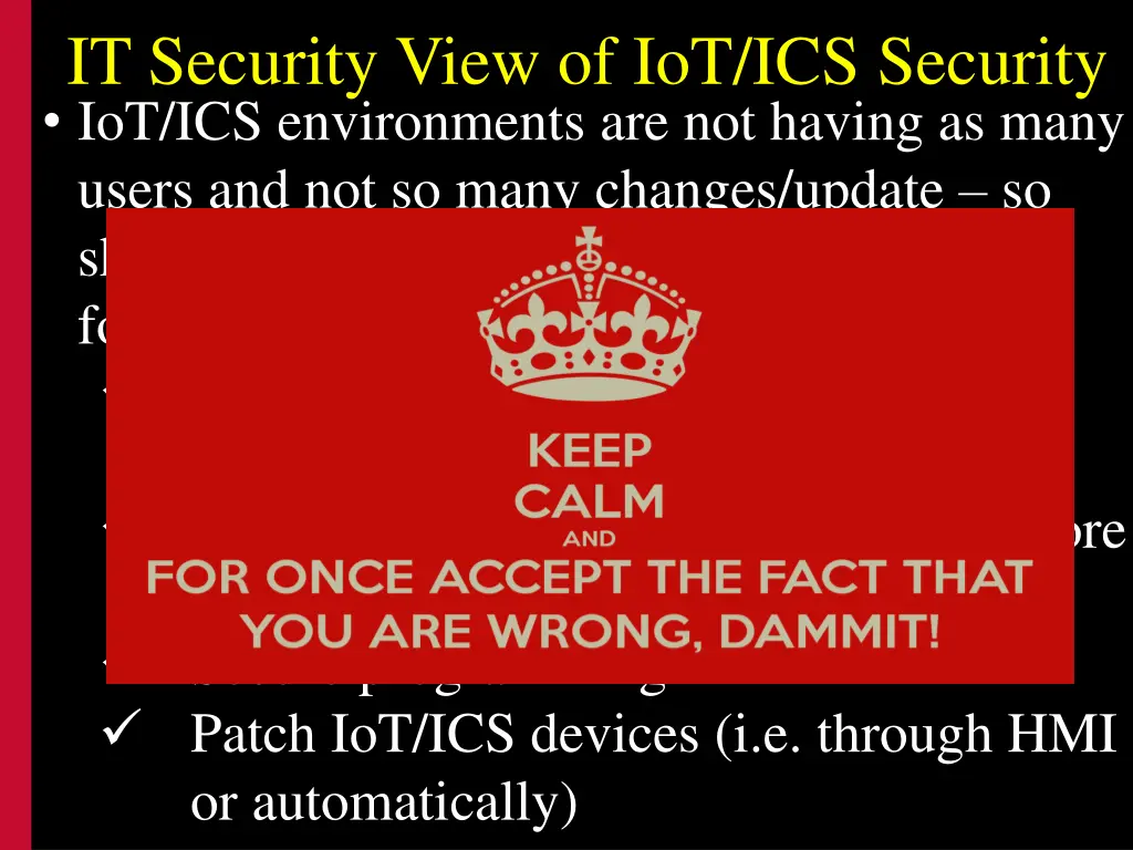 it security view of iot ics security