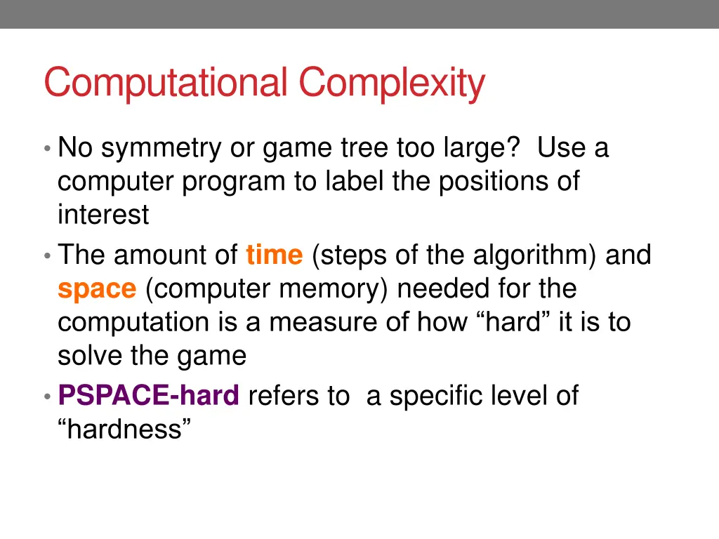 computational complexity