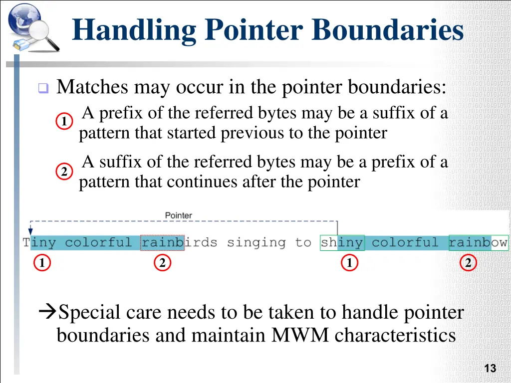 handling pointer boundaries