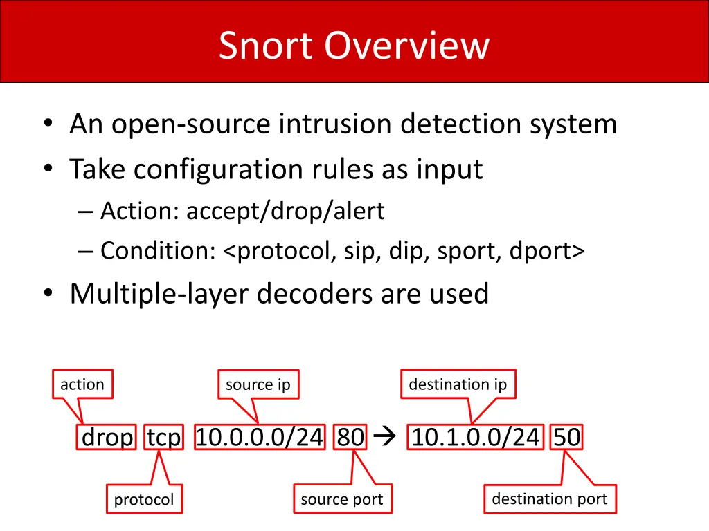 snort overview