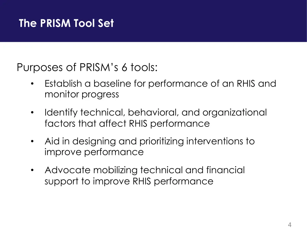 the prism tool set