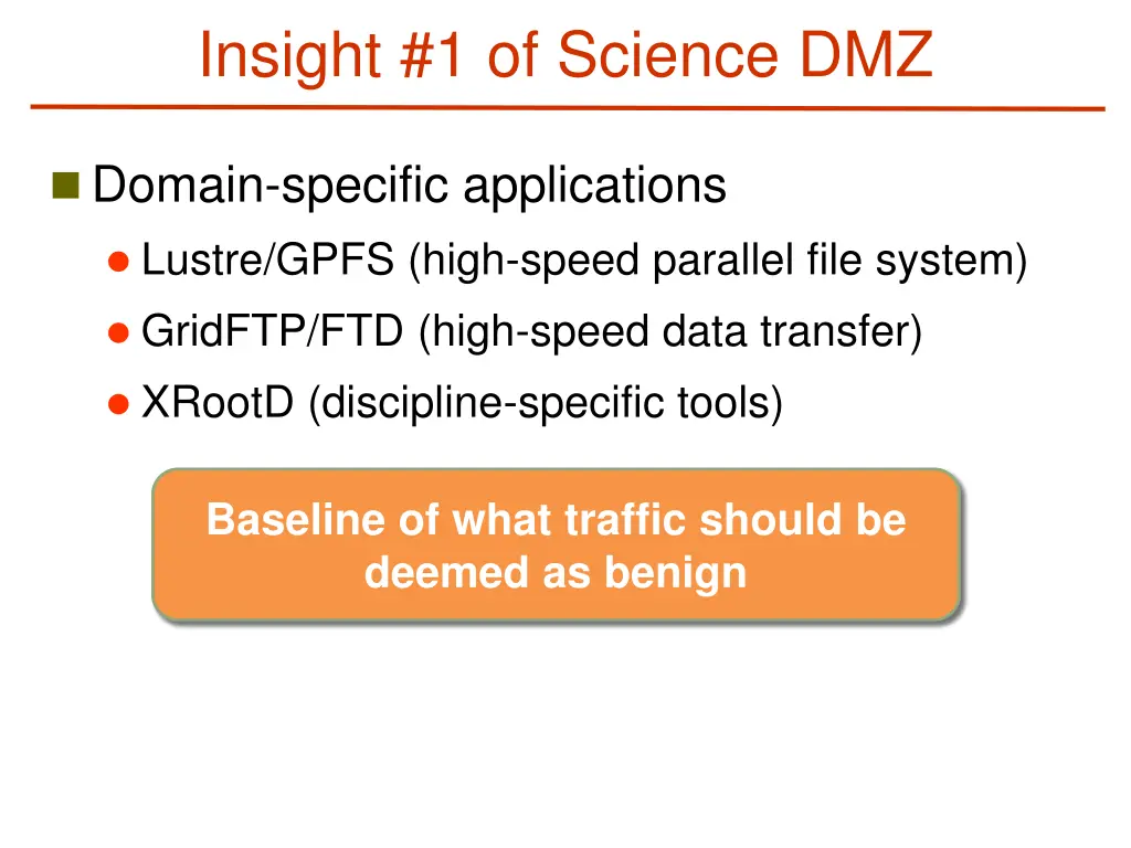 insight 1 of science dmz 1