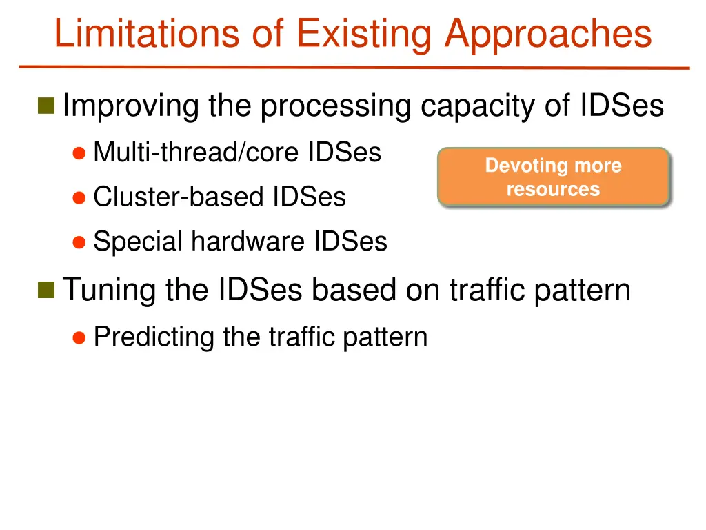 limitations of existing approaches 2