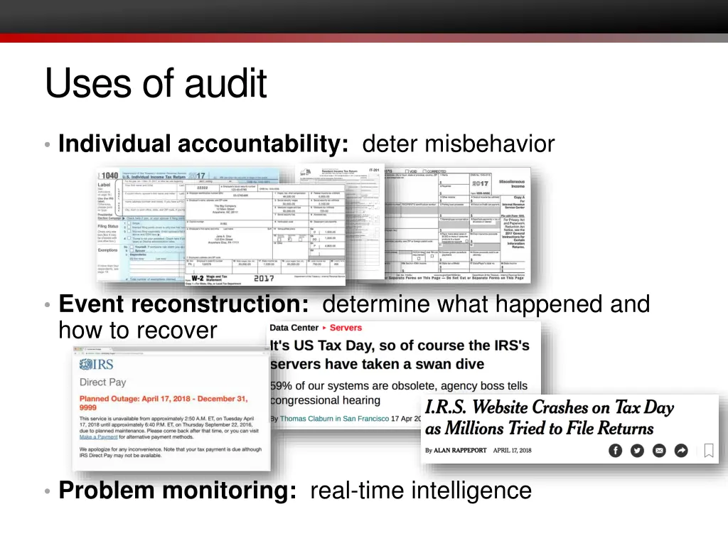 uses of audit