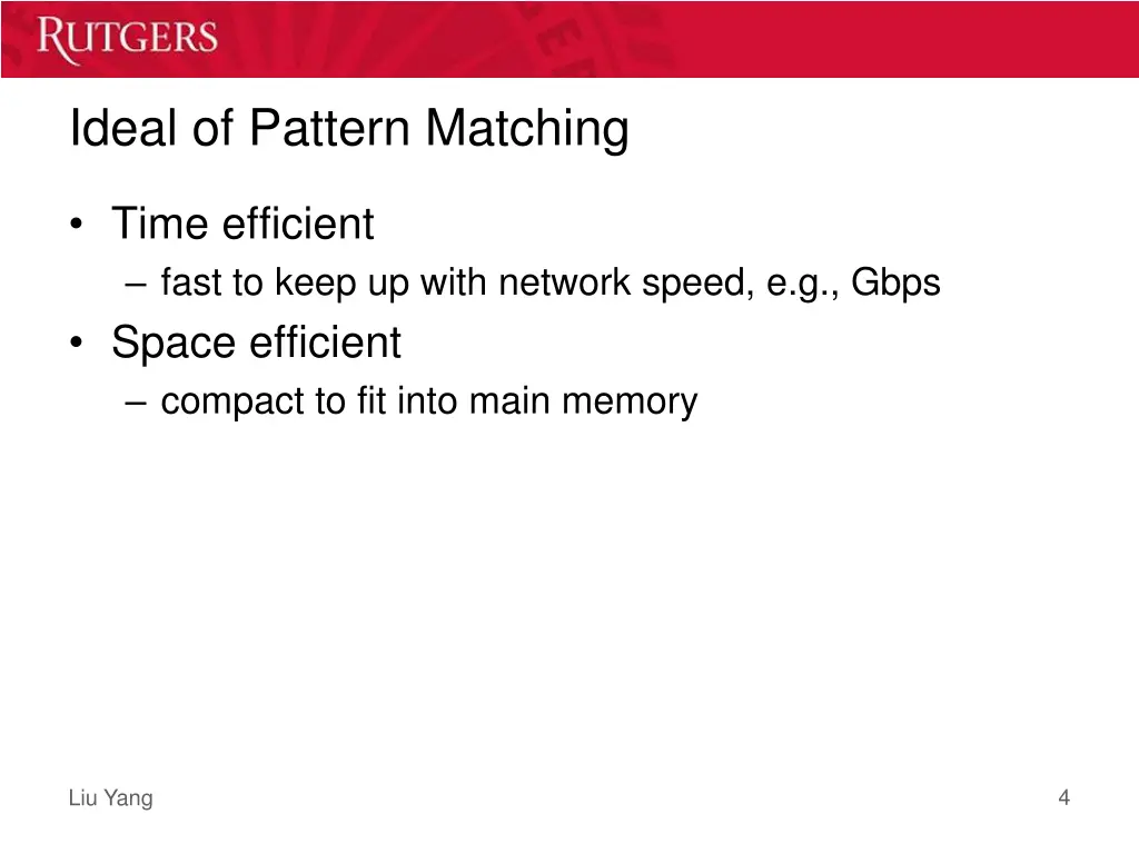 ideal of pattern matching