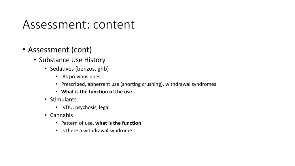 assessment content 5