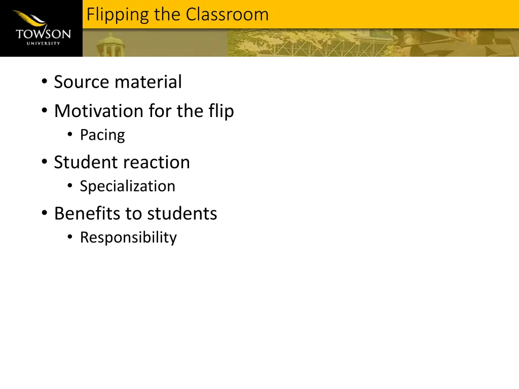 flipping the classroom