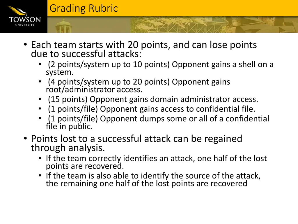 grading rubric