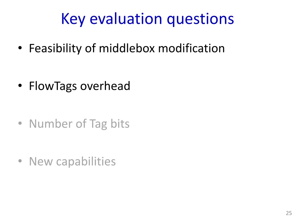 key evaluation questions