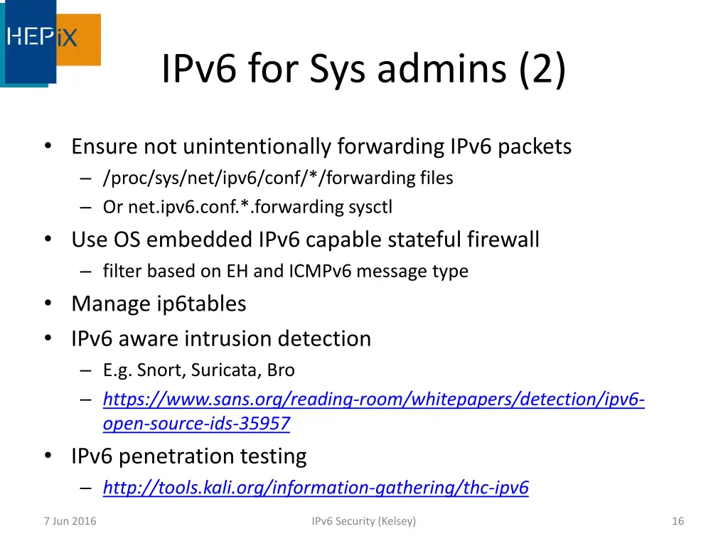 ipv6 for sys admins 2