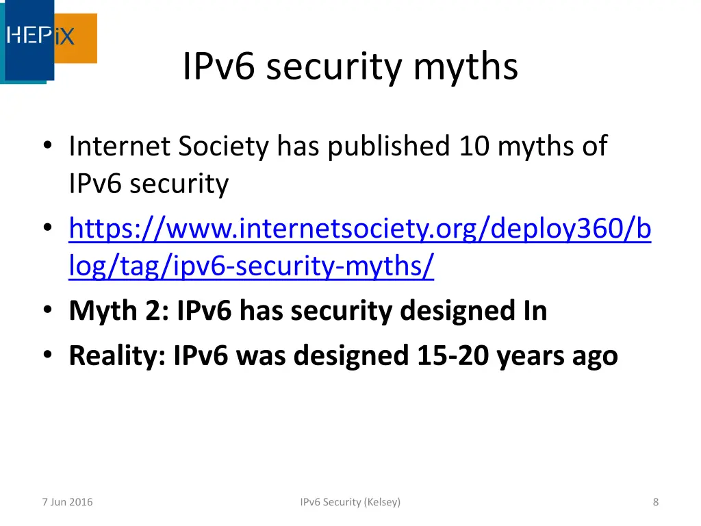 ipv6 security myths