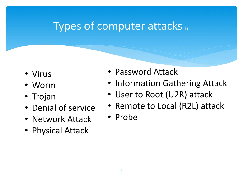 types of computer attacks 2