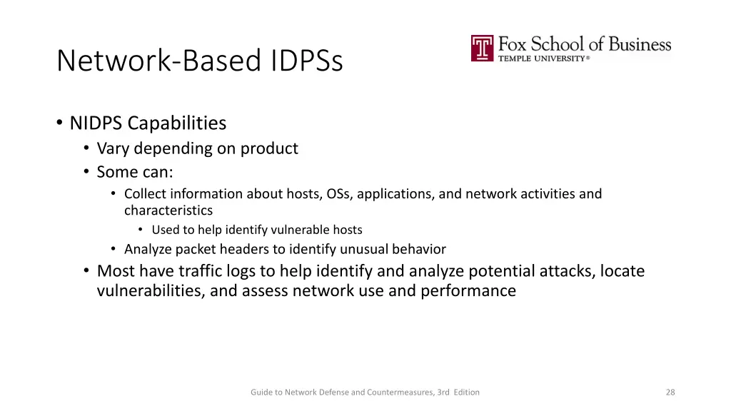 network based idpss 2