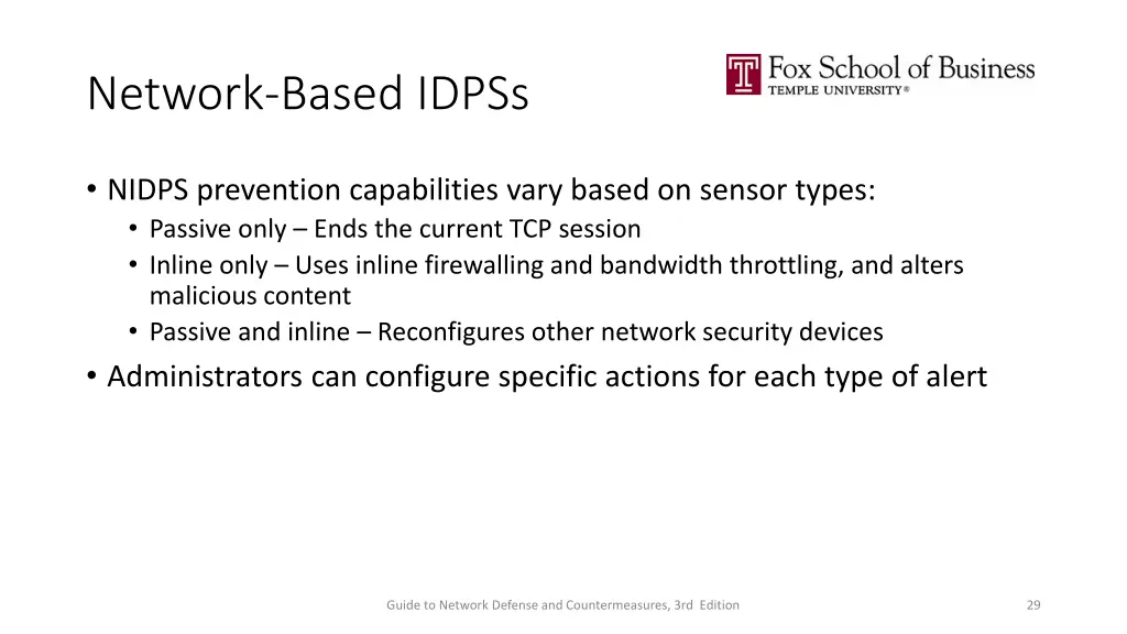 network based idpss 3