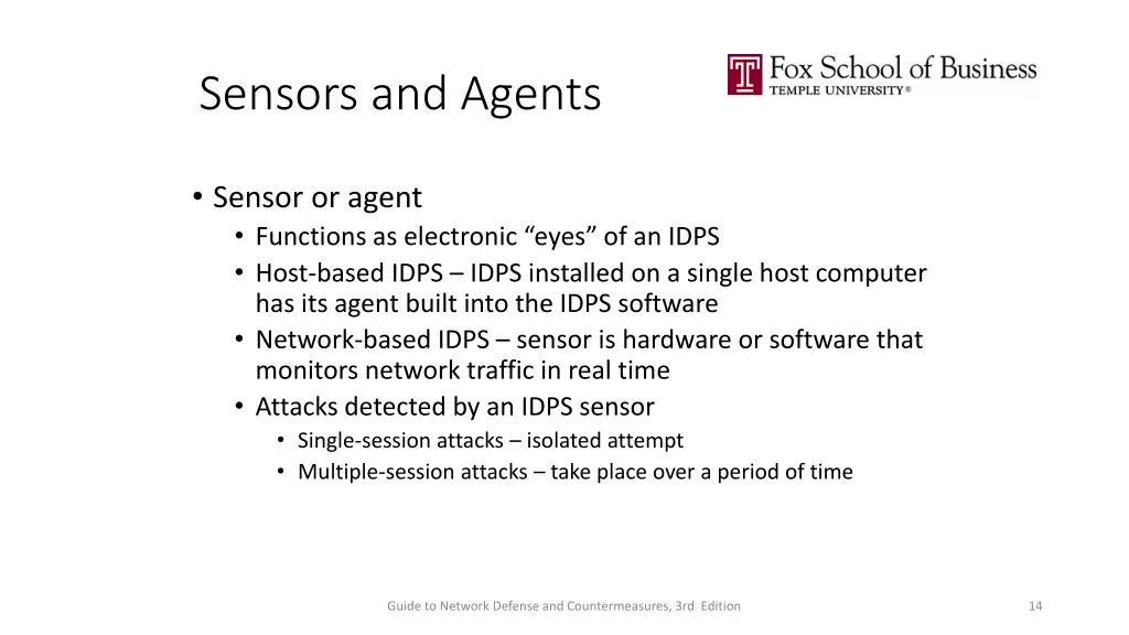 sensors and agents