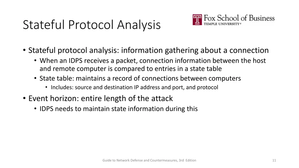 stateful protocol analysis