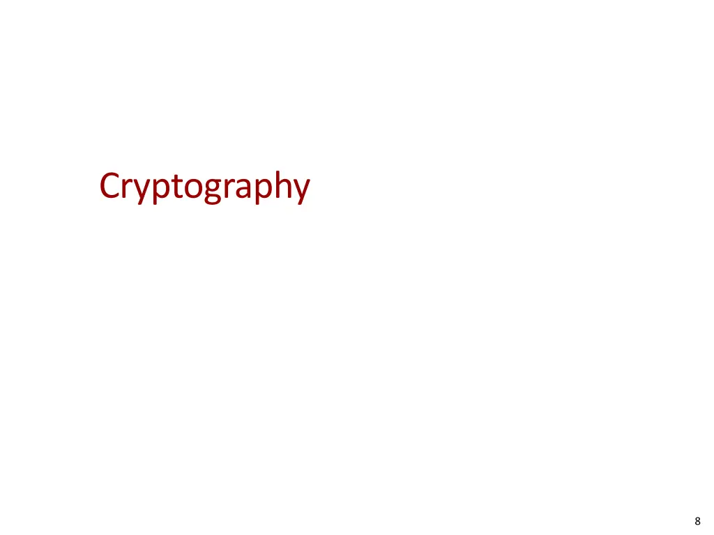 cryptography