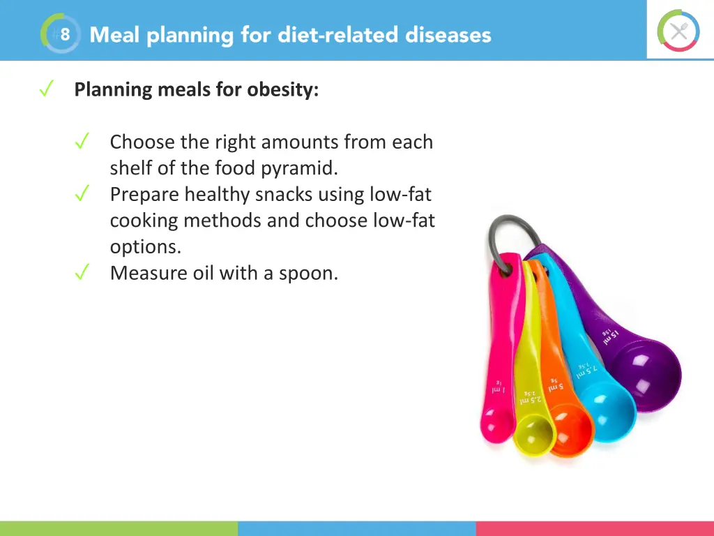 planning meals for obesity