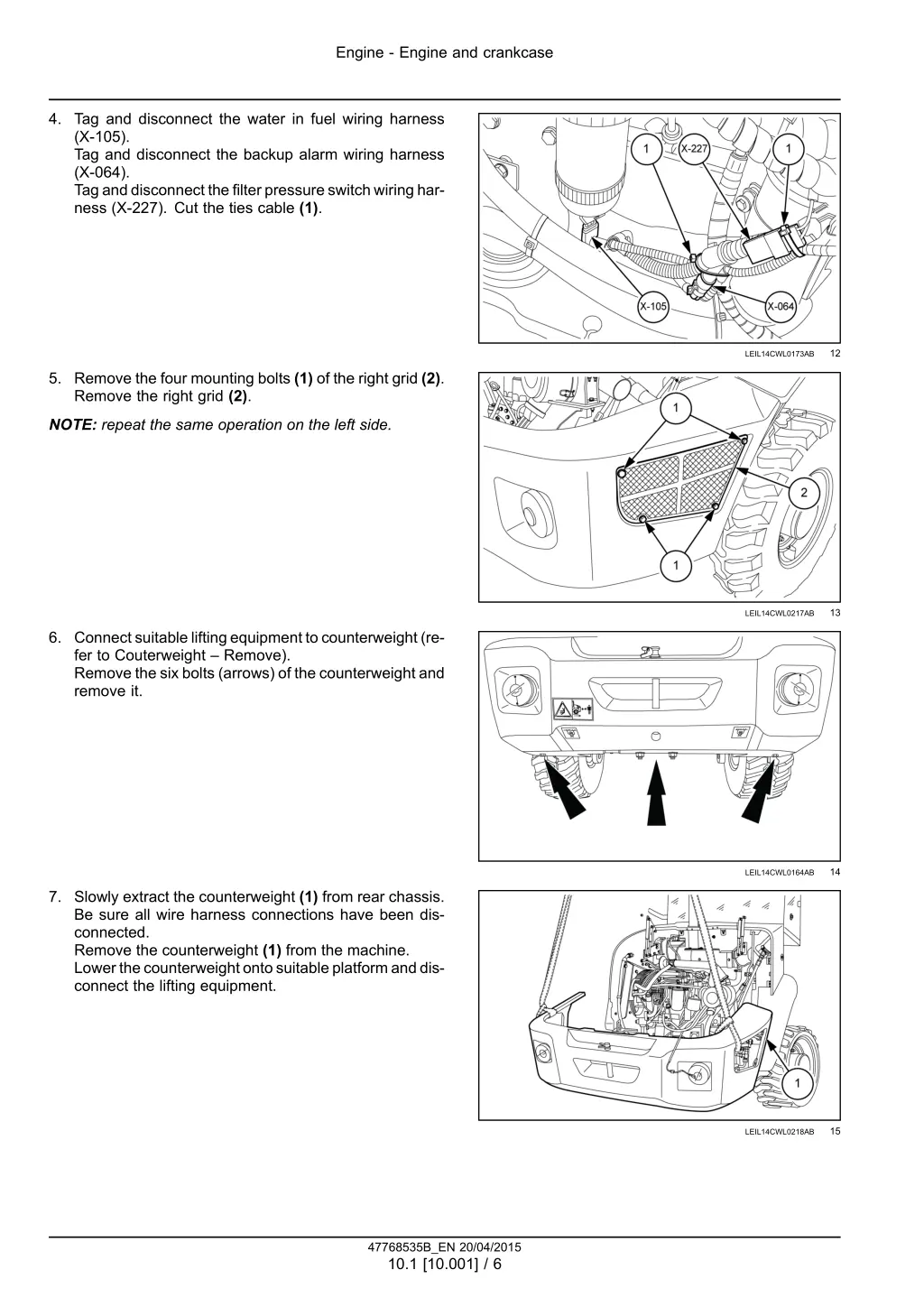 engine engine and crankcase 3