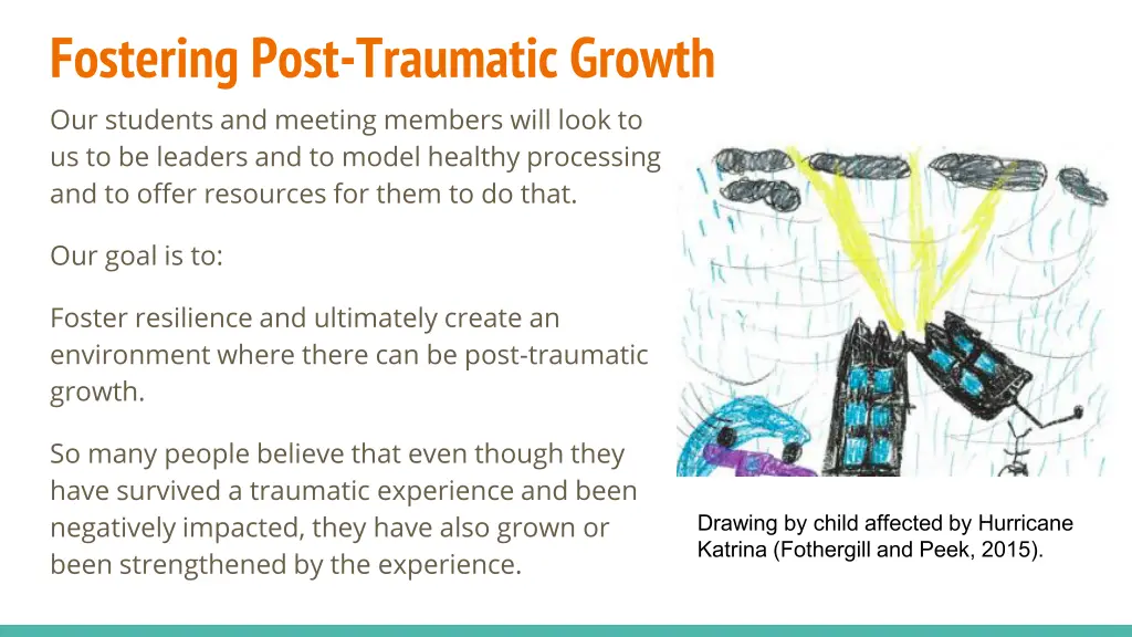 fostering post traumatic growth our students