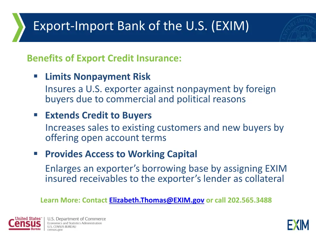 export import bank of the u s exim