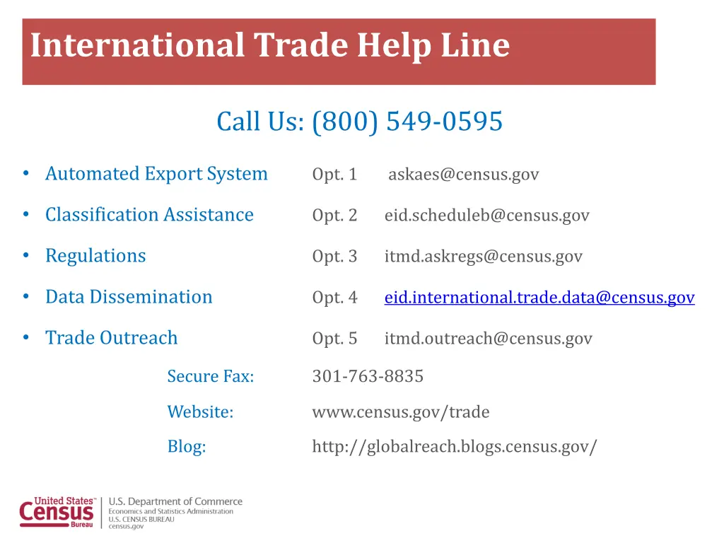 international trade help line international trade