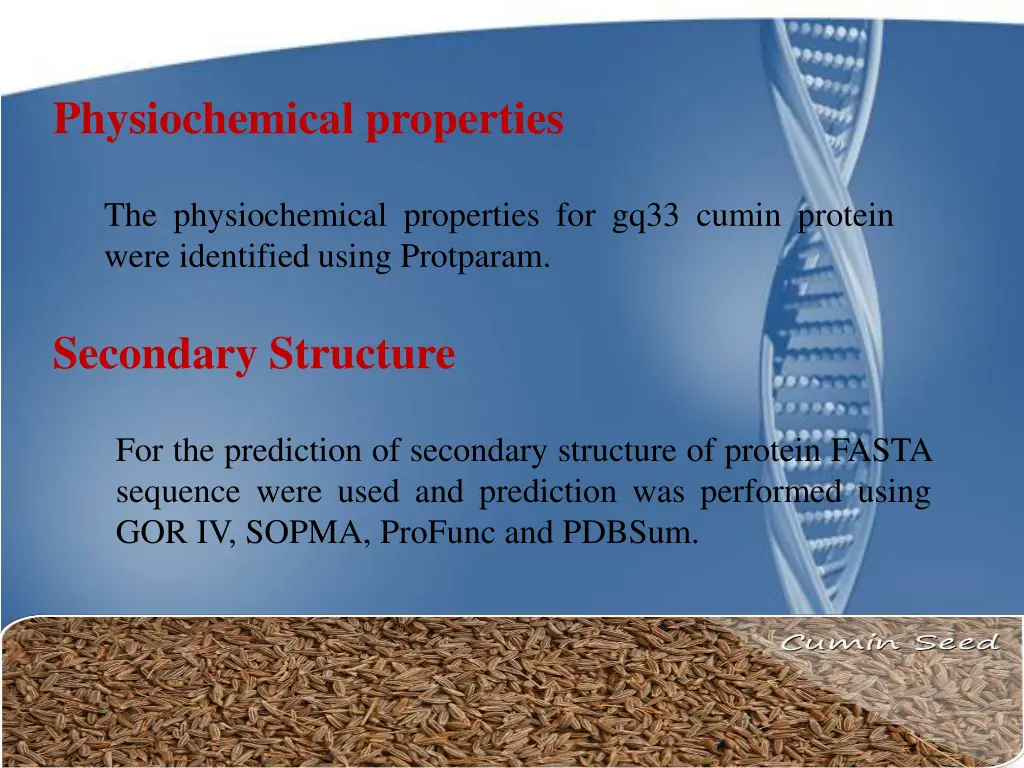 physiochemical properties