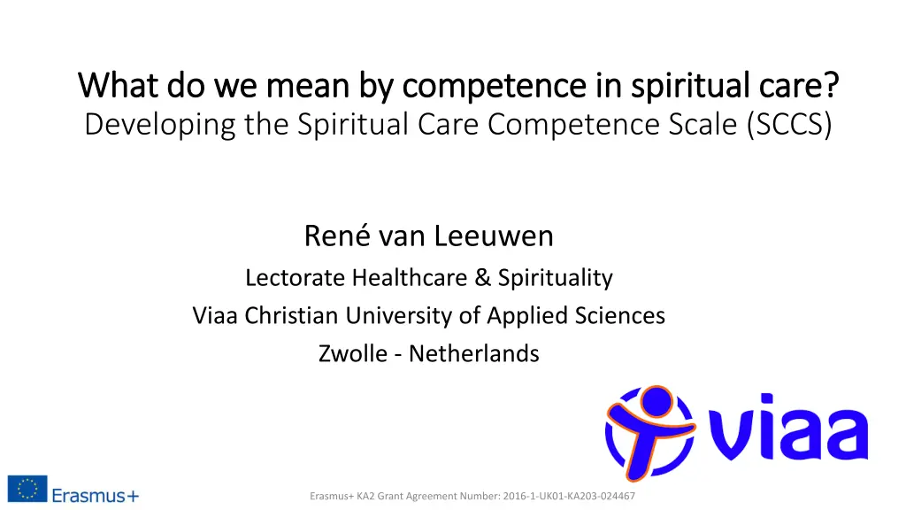 what do we mean by competence in spiritual care