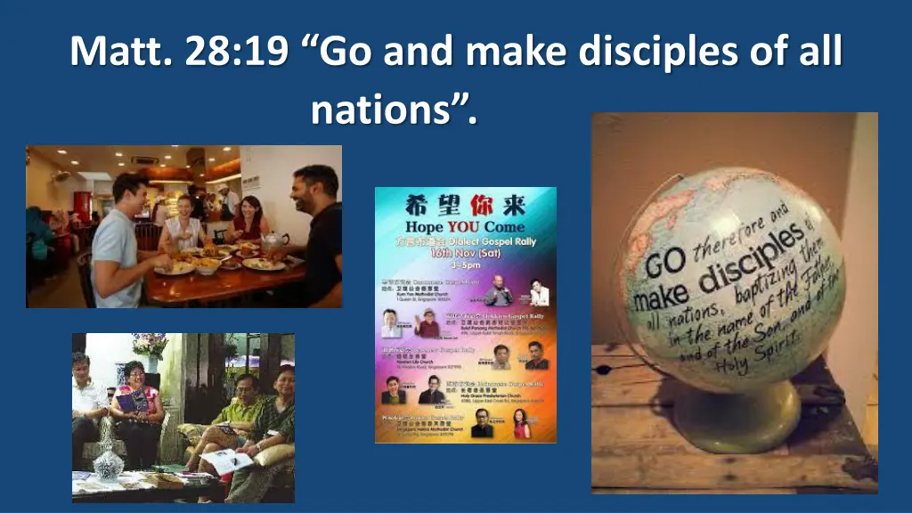 matt 28 19 go and make disciples of all nations