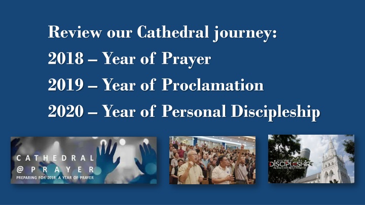 review our cathedral journey 2018 year of prayer